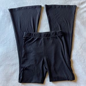 Sky and Sparrow Flare Pants Leggings XS Black